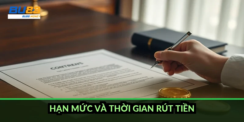 Điều khoản và điều kiện BU88: quyền lợi và nghĩa vụ cần nắm rõ 3 Hạn mức và thời gian rút tiền
